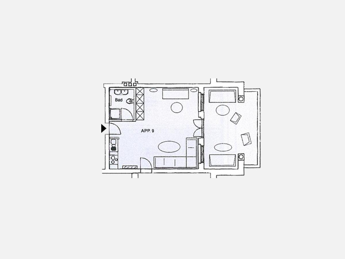 Kaiservillen Heringsdorf - 1-Raum-Appartement Mit Balkon Ik9 Екстер'єр фото